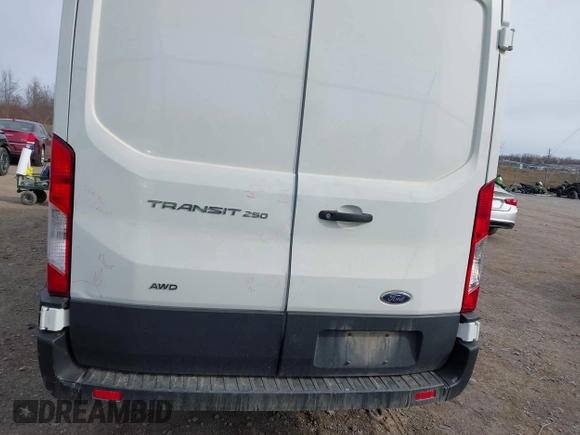 2023 Ford Transit Cargo with VIN 1FTBR3U80PKA70337, listed as a IAAI auction lot 41895248 with 51,430 mi miles and . Bid and sale history available at DreamBid. Image 16.
