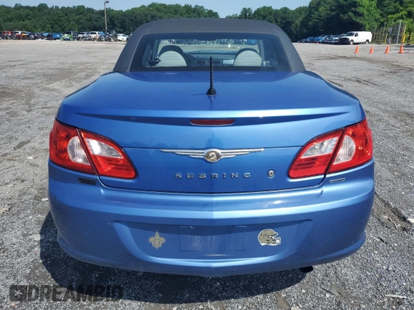 2008 Chrysler Sebring Touring with VIN 1C3LC55RX8N171284, listed as a Copart auction lot 63397385 with 102,929 mi miles and Salvage title. Bid and sale history available at DreamBid. Image 6.