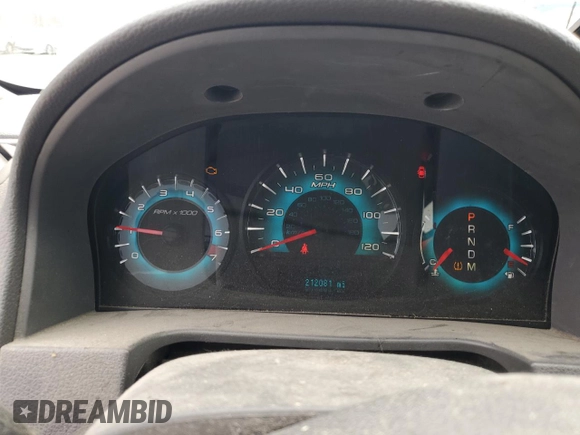 2010 Ford Fusion SEL with VIN 3FAHP0CG0AR271784, listed as a Copart auction lot 45482375 with 212,081 mi miles and Salvage Title. Bid and sale history available at carsss.com. Image 9.