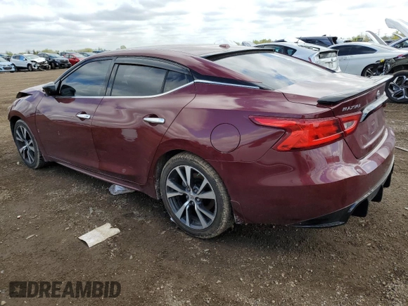 2017 Nissan Maxima SV with VIN 1N4AA6AP3HC363862, listed as a Copart auction lot 55650735 with 86,766 mi miles and Clean Title. Bid and sale history available at DreamBid. Image 2.