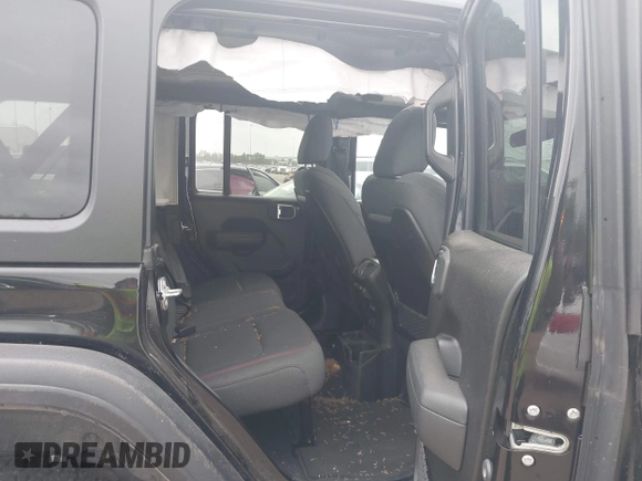2024 Jeep Wrangler Rubicon with VIN 1C4PJXFG6RW337596, listed as a IAAI auction lot 41958788 with 15,942 mi miles and . Bid and sale history available at DreamBid. Image 8.