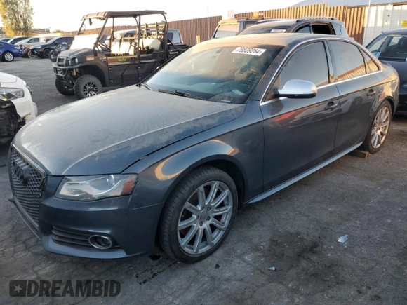 2011 Audi S4 Premium Plus with VIN WAUBGAFL9BA017465, listed as a Copart auction lot 79839264 with 123,047 mi miles and Clean Title. Bid and sale history available at carsss.com. Image 1.