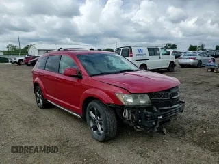 2015 Dodge Journey Crossroad with VIN 3C4PDDGG3FT740635, listed as a Copart auction lot 57762665 with 140,075 mi miles and Salvage title. Bid and sale history available at DreamBid. Image 14.