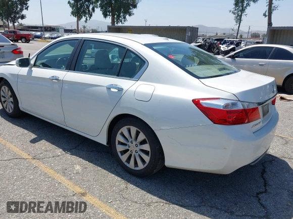 2015 Honda Accord EX-L z VIN 1HGCR2F81FA214253, wystawiony jako IAAI lot #42548901 z przebiegiem 138 965 mil mil oraz . Historia ofert i sprzedaży dostępna na DreamBid. Obrazek 3.
