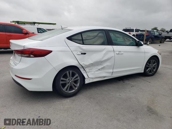 2017 Hyundai Elantra SE with VIN 5NPD84LF4HH115698, listed as a Copart auction lot 51872295 with 53,587 mi miles and Salvage Title. Bid and sale history available at DreamBid. Image 3.