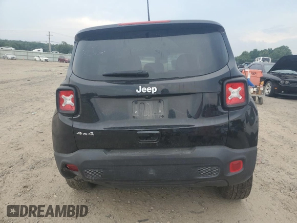 2020 Jeep Renegade Jeepster with VIN ZACNJBABXLPL70415, listed as a Copart auction lot 62847513 with 36,603 mi miles and Salvage Title. Bid and sale history available at carsss.com. Image 6.
