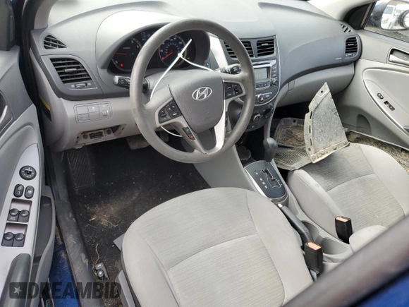 2017 Hyundai Accent SE with VIN KMHCT4AE6HU285003, listed as a Copart auction lot 47580605 with 77,168 mi miles and Salvage Title. Bid and sale history available at carsss.com. Image 8.