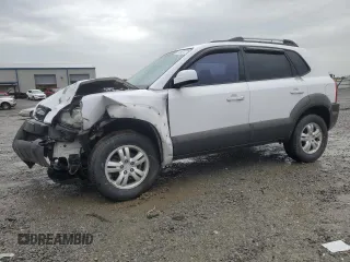 2007 Hyundai Tucson SE with VIN KM8JN12D37U524317, listed as a Copart auction lot 51601275 with 97,755 mi miles and Salvage Title. Bid and sale history available at carsss.com. Image 1.