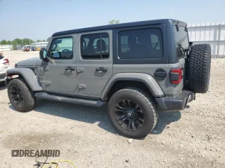 2018 Jeep Wrangler Unlimited Sahara with VIN 1C4HJXEG4JW241511, listed as a Copart auction lot 59003215 with 61,442 mi miles and Clean title. Bid and sale history available at DreamBid. Image 2.