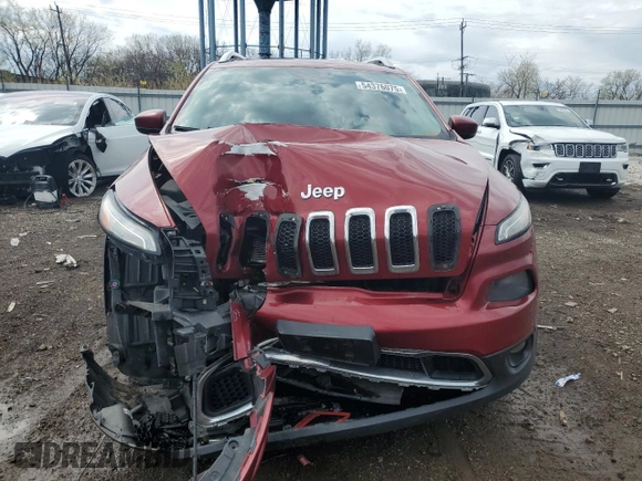 2014 Jeep Cherokee Limited z VIN 1C4PJLDB9EW262483, wystawiony jako Copart lot #54376075 z przebiegiem 151 405 mil mil oraz Szkoda całkowita • Salvage title. Historia ofert i sprzedaży dostępna na DreamBid. Obrazek 5.