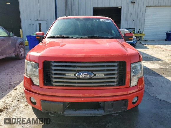 2011 Ford F-150 XL with VIN 1FTFX1ET1BKD40411, listed as a Copart auction lot 43719985 with 275,656 mi miles and Salvage Title. Bid and sale history available at carsss.com. Image 5.