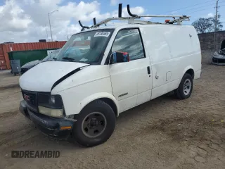 2001 Chevrolet Astro Cargo with VIN 1GCDM19W61B141888, listed as a Copart auction lot 45130465 with Not Provided miles and Salvage Title. Bid and sale history available at carsss.com. Image 1.