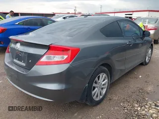 2012 Honda Civic Cpe EX with VIN 2HGFG3B8XCH550429, listed as a IAAI auction lot 42113645 with 176,872 mi miles. Bid and sale history available at carsss.com. Image 4.