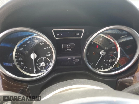 2013 Mercedes-Benz M 350 with VIN 4JGDA2EB5DA145938, listed as a Copart auction lot 61025655 with 171,852 mi miles and Clean title. Bid and sale history available at DreamBid. Image 9.