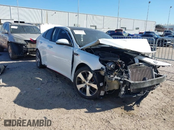 2016 Kia Optima SX Turbo with VIN 5XXGW4L22GG017084, listed as a IAAI auction lot 41794900 with 151,447 mi miles and . Bid and sale history available at carsss.com. Image 1.