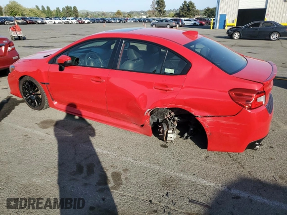 2017 Subaru WRX Limited with VIN JF1VA1L67H9815723, listed as a Copart auction lot 55255695 with 51,482 mi miles and Salvage Title. Bid and sale history available at carsss.com. Image 2.