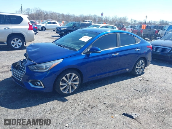 2018 Hyundai Accent Limited with VIN 3KPC34A33JE004671, listed as a IAAI auction lot 41825396 with 69,206 mi miles. Bid and sale history available at carsss.com. Image 17.