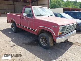 1983 Ford F-150 with VIN 1FTEF14F7DLA12501, listed as a IAAI auction lot 42754132 with 55,752 mi miles and . Bid and sale history available at DreamBid. Image 1.