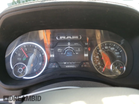 2024 Ram 2500 Laramie z VIN 3C6UR5NL9RG215545, wystawiony jako Copart lot #42339095 z przebiegiem 28 304 mil mil oraz Szkoda całkowita • Salvage title. Historia ofert i sprzedaży dostępna na DreamBid. Obrazek 9.