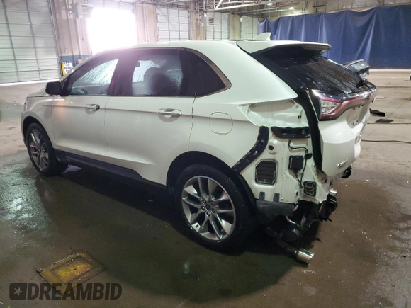 2015 Ford Edge Titanium with VIN 2FMPK4K87FBB72595, listed as a Copart auction lot 42687285 with 124,951 mi miles and Clean Title. Bid and sale history available at carsss.com. Image 2.