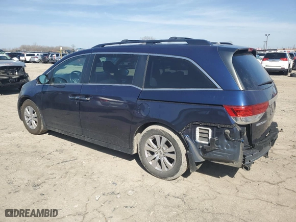 2015 Honda Odyssey EX-L with VIN 5FNRL5H61FB123434, listed as a Copart auction lot 49505115 with 151,739 mi miles and Salvage Title. Bid and sale history available at carsss.com. Image 2.