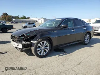 2011 Infiniti M37 with VIN JN1BY1AP0BM324986, listed as a Copart auction lot 53671215 with 187,490 mi miles and Salvage Title. Bid and sale history available at carsss.com. Image 1.