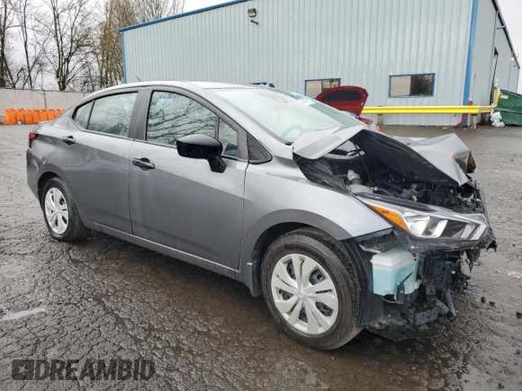 2022 Nissan Versa S with VIN 3N1CN8DV5NL866731, listed as a Copart auction lot 49444025 with Not provided miles and Salvage title. Bid and sale history available at DreamBid. Image 4.
