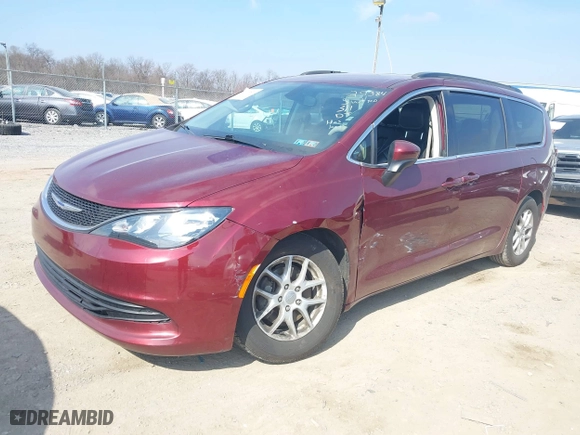 2020 Chrysler Voyager LXI with VIN 2C4RC1DG1LR182281, listed as a IAAI auction lot 41723573 with 130,790 mi miles. Bid and sale history available at carsss.com. Image 17.