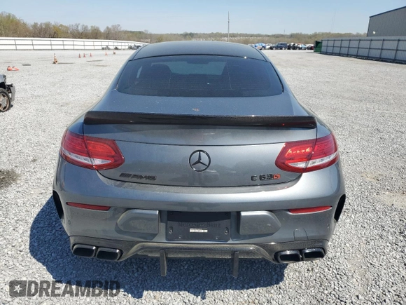 2017 Mercedes-Benz C 63 S AMG with VIN WDDWJ8HB0HF504414, listed as a Copart auction lot 50409255 with Not Provided miles and Salvage Title. Bid and sale history available at carsss.com. Image 6.