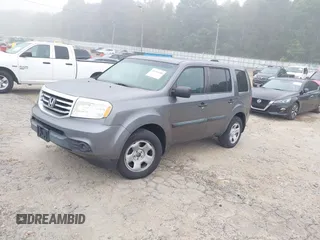 2014 Honda Pilot LX with VIN 5FNYF4H2XEB004614, listed as a IAAI auction lot 42236980 with 160,357 mi miles and . Bid and sale history available at DreamBid. Image 2.