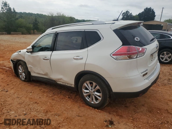 2016 Nissan Rogue SV with VIN JN8AT2MT5GW020414, listed as a Copart auction lot 52334525 with 91,969 mi miles and Salvage Title. Bid and sale history available at carsss.com. Image 2.