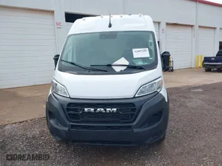 2023 Ram ProMaster Cargo Van with VIN 3C6LRVDG8PE593865, listed as a IAAI auction lot 42087540 with 49,772 mi miles. Bid and sale history available at carsss.com. Image 12.