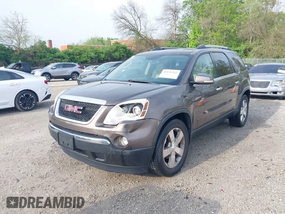 2011 GMC Acadia SLT1 with VIN 1GKKVRED1BJ176096, listed as a IAAI auction lot 42136262 with 95,756 mi miles and . Bid and sale history available at DreamBid. Image 2.