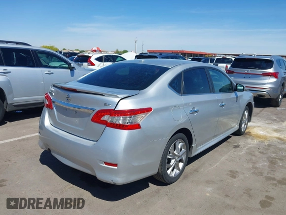 2015 Nissan Sentra SR with VIN 3N1AB7APXFY309155, listed as a IAAI auction lot 42158715 with 118,063 mi miles and . Bid and sale history available at DreamBid. Image 4.