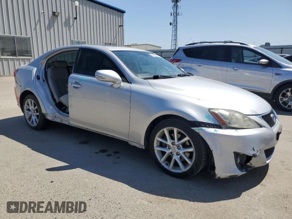 2011 Lexus IS 250 with VIN JTHBF5C29B5147276, listed as a Copart auction lot 58502145 with 172,533 mi miles and Salvage title. Bid and sale history available at DreamBid. Image 4.