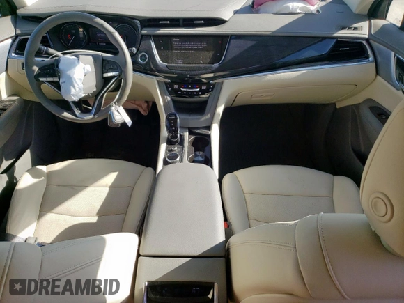 2024 Cadillac XT6 FWD Premium Luxury with VIN 1GYKPCRS6RZ715118, listed as a Copart auction lot 50512905 with 11,563 mi miles and Salvage Title. Bid and sale history available at carsss.com. Image 8.