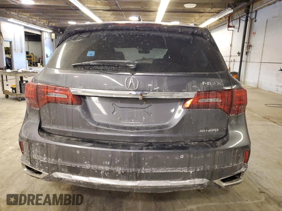2020 Acura MDX w/Advance Pkg with VIN 5J8YD4H84LL013136, listed as a Copart auction lot 45518445 with 0 mi miles and Salvage Title. Bid and sale history available at carsss.com. Image 6.