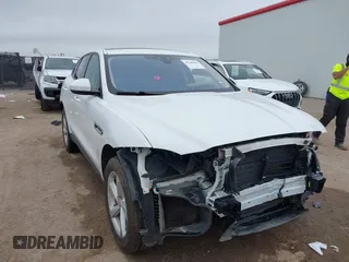 2018 Jaguar F-PACE 30t Premium with VIN SADCJ2GX5JA235163, listed as a IAAI auction lot 41526626 with 135,160 mi miles. Bid and sale history available at carsss.com. Image 1.