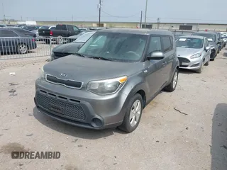 2014 Kia Soul with VIN KNDJN2A20E7072753, listed as a IAAI auction lot 41802683 with 147,357 mi miles. Bid and sale history available at carsss.com. Image 2.