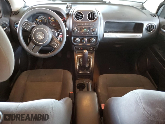 2016 Jeep Compass Sport with VIN 1C4NJCBB4GD603085, listed as a Copart auction lot 55611045 with 132,849 mi miles and Salvage title. Bid and sale history available at DreamBid. Image 8.