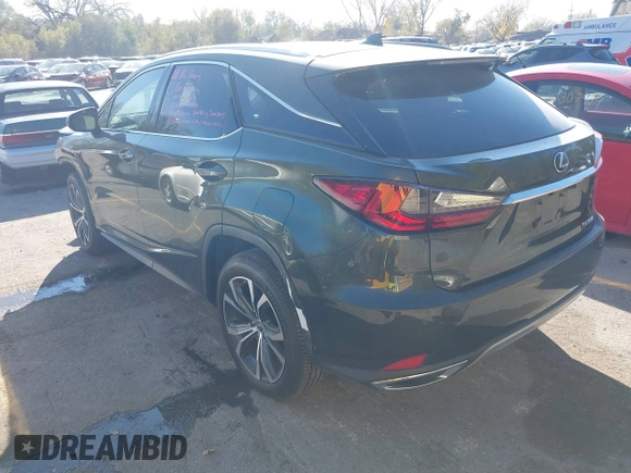 2022 Lexus RX 350 z VIN 2T2HZMDA9NC345426, wystawiony jako IAAI lot #40806565 z przebiegiem 17 592 mil mil oraz . Historia ofert i sprzedaży dostępna na DreamBid. Obrazek 3.