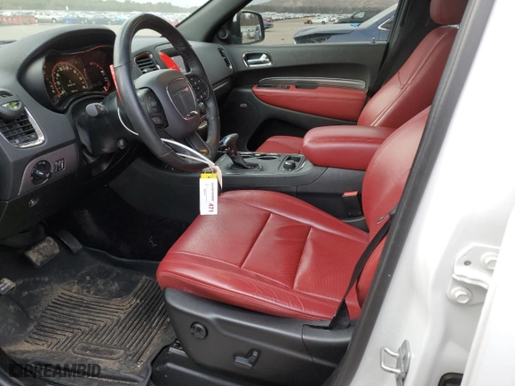 2018 Dodge Durango R/T with VIN 1C4SDJCT5JC226642, listed as a Copart auction lot 46105255 with 53,901 mi miles and Salvage Title. Bid and sale history available at carsss.com. Image 7.