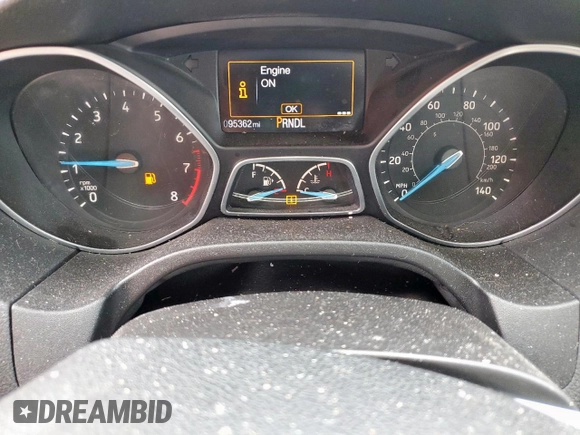 2015 Ford Focus SE with VIN 1FADP3F26FL293469, listed as a Copart auction lot 63716915 with 95,362 mi miles and Salvage title. Bid and sale history available at DreamBid. Image 9.