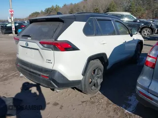 2021 Toyota RAV4 Hybrid XSE with VIN JTME6RFV6MJ005442, listed as a IAAI auction lot 41306055 with 24,187 mi miles. Bid and sale history available at carsss.com. Image 4.