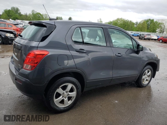 2016 Chevrolet Trax LS z VIN 3GNCJNSB6GL245038, wystawiony jako Copart lot #57892125 z przebiegiem 47 982 mil mil oraz Szkoda całkowita • Salvage title. Historia ofert i sprzedaży dostępna na DreamBid. Obrazek 3.