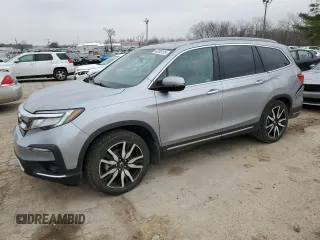 2021 Honda Pilot Touring 7-Passenger z VIN 5FNYF6H63MB046605, wystawiony jako Copart lot #43899125 z przebiegiem 36 818 mil mil oraz Szkoda całkowita • Salvage title. Historia ofert i sprzedaży dostępna na DreamBid. Obrazek 1.