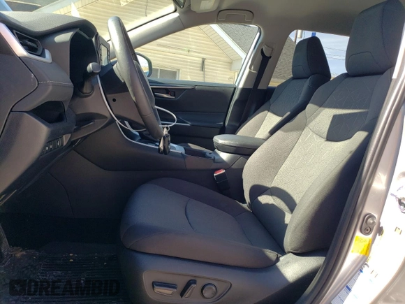 2022 Toyota RAV4 Hybrid XLE with VIN 4T3RWRFV9NU076543, listed as a Copart auction lot 50196835 with 42,506 mi miles and Salvage Title. Bid and sale history available at carsss.com. Image 7.