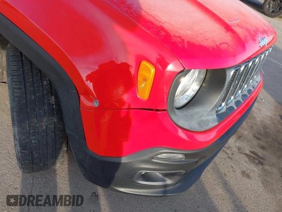 2015 Jeep Renegade Latitude with VIN ZACCJABT6FPB23098, listed as a IAAI auction lot 41538866 with 111,107 mi miles. Bid and sale history available at carsss.com. Image 17.