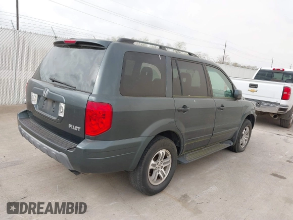 2003 Honda Pilot EX with VIN 2HKYF18403H596796, listed as a IAAI auction lot 41834198 with 159,006 mi miles. Bid and sale history available at carsss.com. Image 4.