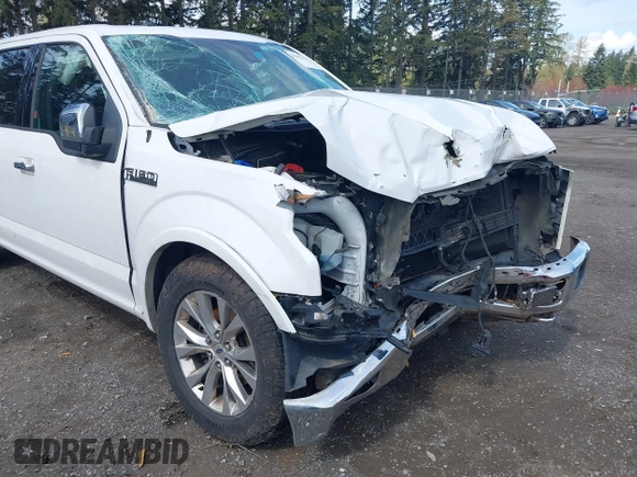 2015 Ford F-150 XLT w/HD Payload Pkg with VIN 1FTFW1EF9FFB93654, listed as a IAAI auction lot 41983418 with 158,754 mi miles. Bid and sale history available at carsss.com. Image 6.